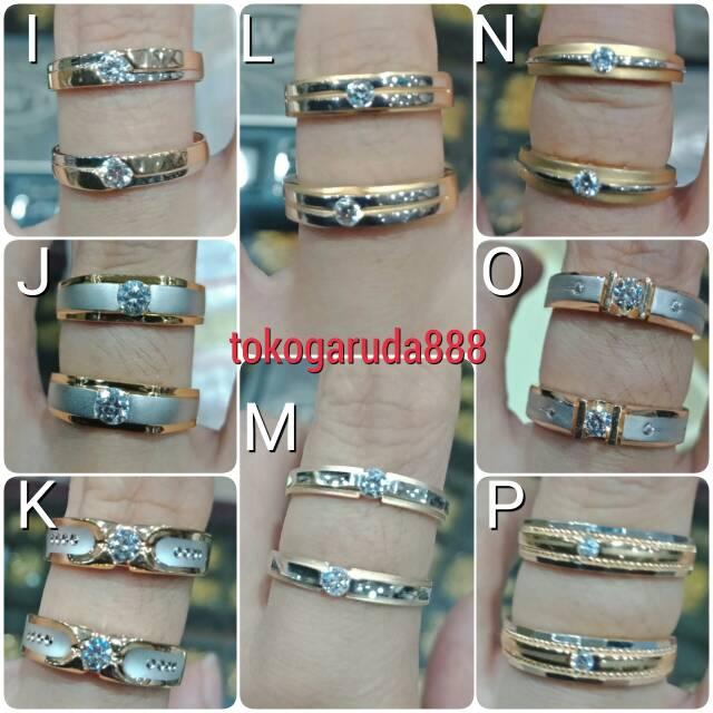 700 Cincin anak dan dewasa emas asli kadar 70% 22 surabaya gold whitegold kuning putih tunangan nika