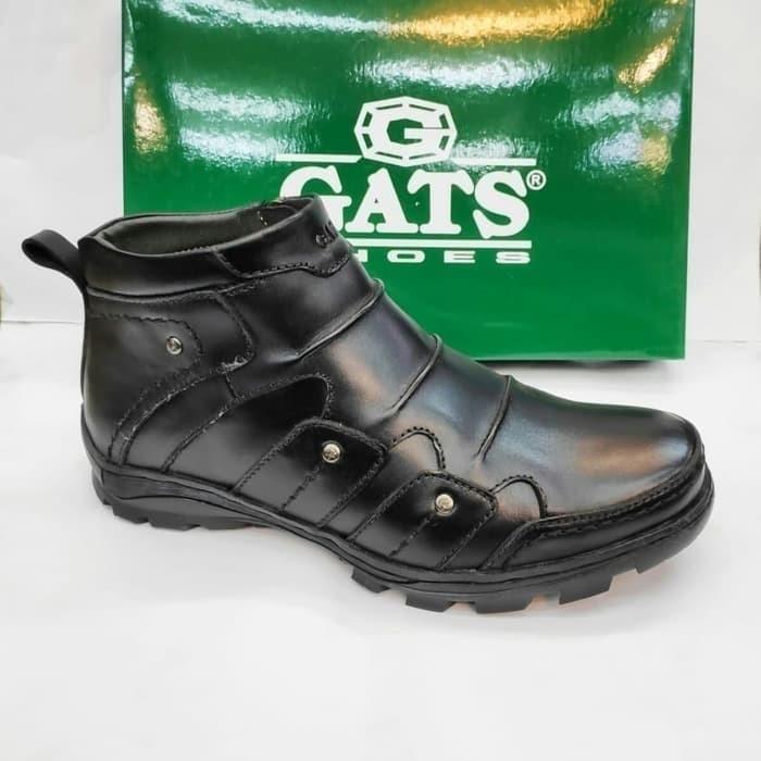 sepatu boots gats to 2251 black.sepatu gats terbaru