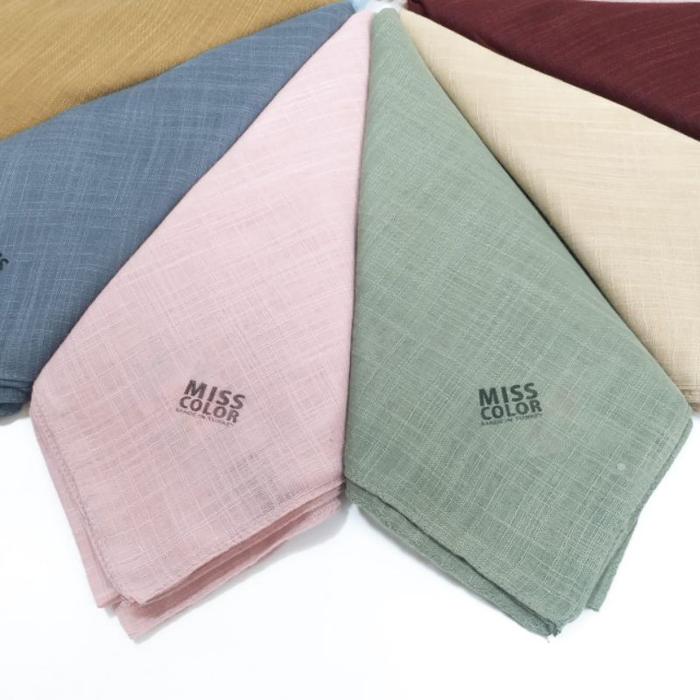 Scraft/Scarf/Jilbab Segiempat Polos By Miss Color