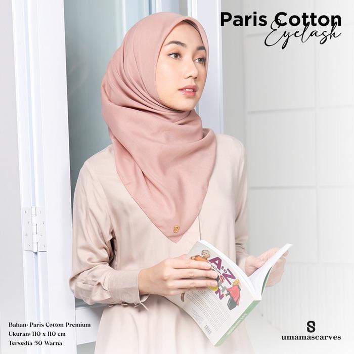 Segiempat Umama Scarves Paris Cotton Eyelash Ory By Umama