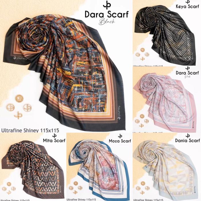Hijab Segi Empat Motif Terbaru Ala Journey Jp / Deenay Motif / Hijab Voal Terbaru 2023