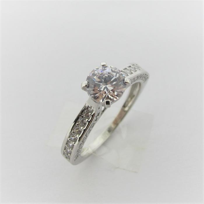 Cincin anak dan dewasa emas asli kadar 750 75% 22 3 gr tunangan nikah seperti berlian hadiah zircon 