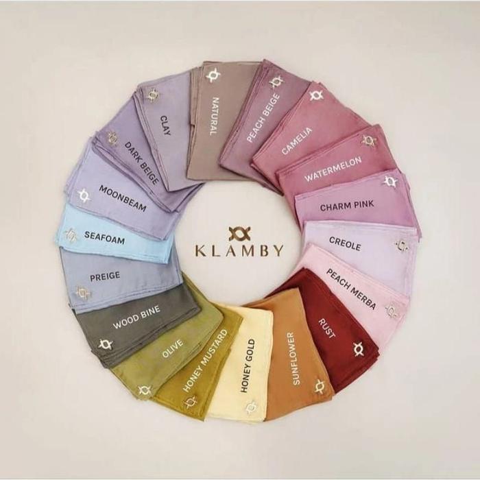 Hijab Segi Empat Brand Polos Wk,Zm,Dll
