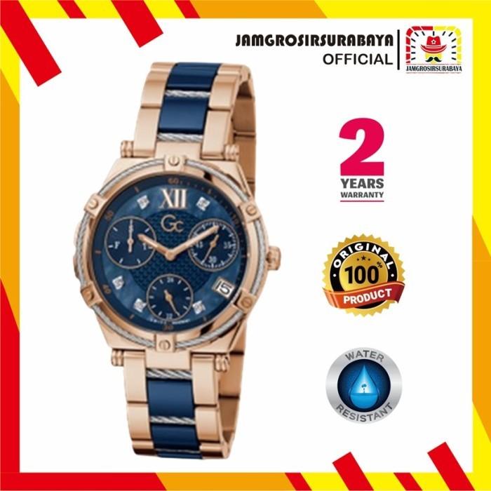 Jam Tangan Wanita GC / Guess Collection Y87003L7MF MF Cable Sport Large Size Ceramic Original Garans