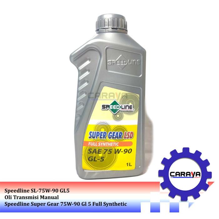 Oli Transmisi Manual Speedline Super Gear 75W-90 Gl 5 Full Synthetic