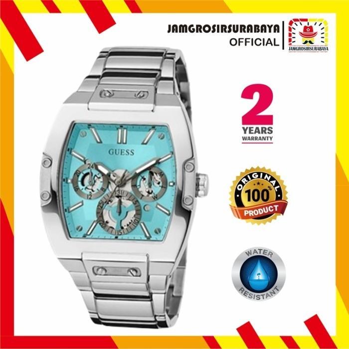 Jam Tangan Pria Guess GW0456G4 Stainless Steel Original