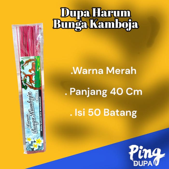 Dupa Kamboja Dua Menjangan Isi 50 Batang Hio Wangi