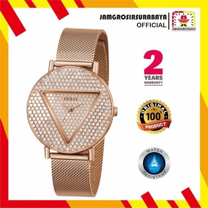 Jam Tangan Wanita Guess GW0477L3 Stainless Steel Mesh Original