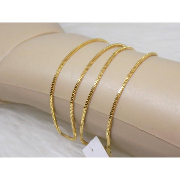 Dewasa & Anak Rantai kalung anak dan dewasa emas asli kadar 700 22 70% milano bulat kosong 2 3 8 g g
