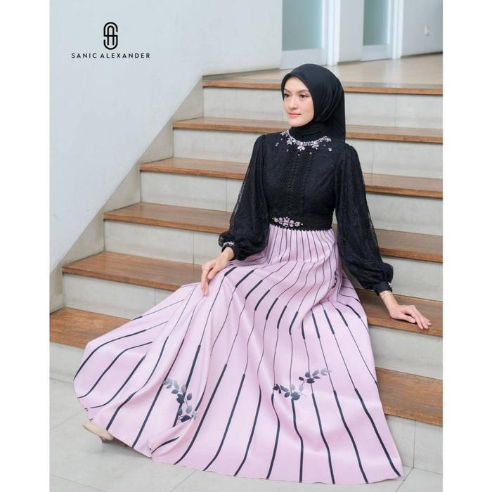 [UFA Fashion] Couple SANIC ALEXANDER Zaina, PO 3 Minggu diluar Sabtu & Minggu (PO 1 bulan), Dress pe