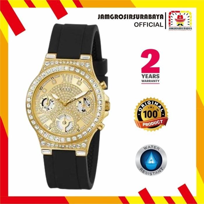 Jam Tangan Wanita Guess GW0257L1 Gold Tone Case Original