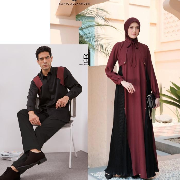 [UFA Fashion] Couple SANIC ALEXANDER Dalia, PO 3 Minggu diluar Sabtu & Minggu (PO 1 bulan), Baju Sar