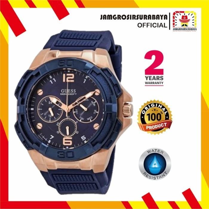 JAM TANGAN GUESS PRIA W1254G3 ORIGINAL GARANSI 2 TAHUN + BOX ORIGINAL