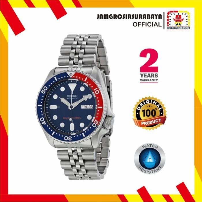Jam Tangan Pria Seiko SKX009K2 Automatic Black Dial Garansi 2 Tahun