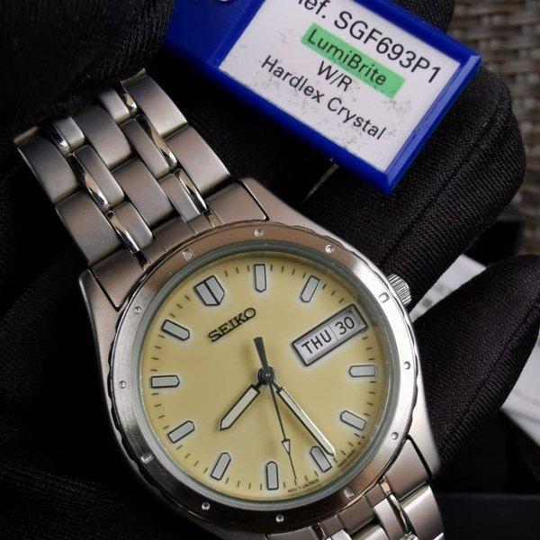 SEIKO SGF693P1 JAM TANGAN PRIA WANITA ORIGINAL LUMIBRITE DIAL QUARTZ SGF693