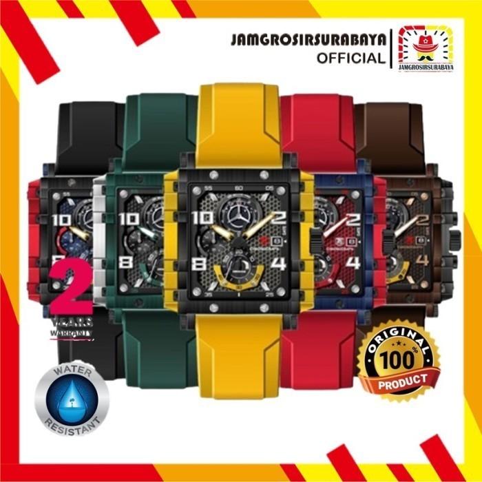 Jam Tangan Pria T5 H 3886G / H3886G / H 3886 G Rubber Strap Original