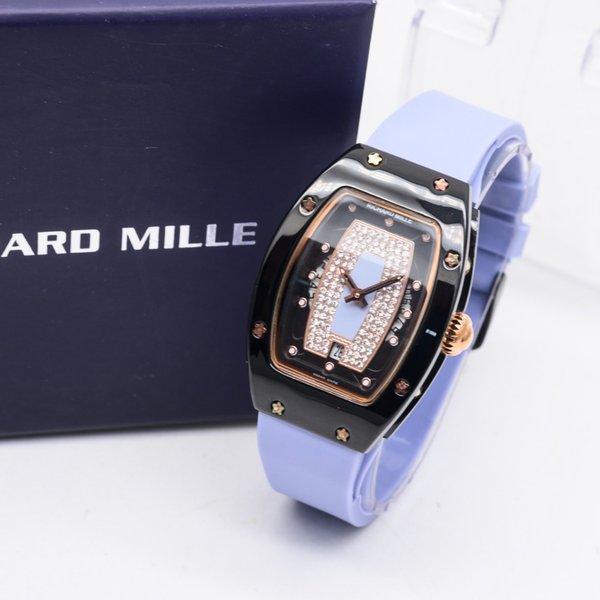 JAM TANGAN WANITA R MILLE FASHION RUBBER