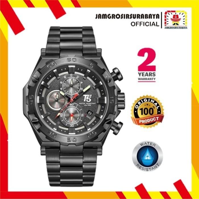 Jam Tangan Pria T5 H3847G Original Garansi 2 Tahun