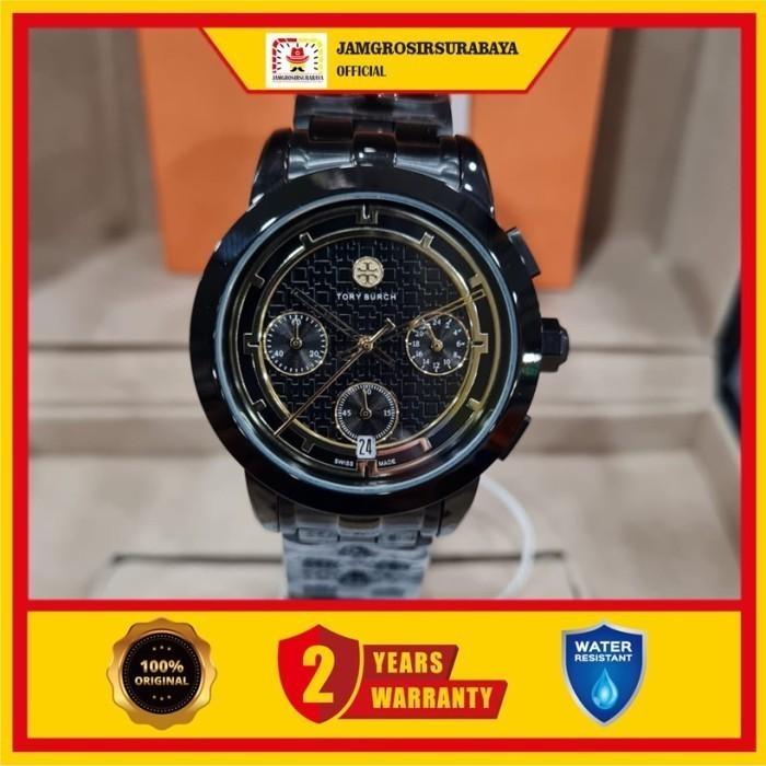 Jam Tangan Wanita Tory Burch TBW1025 / TBW-1025 Black-Tone Original