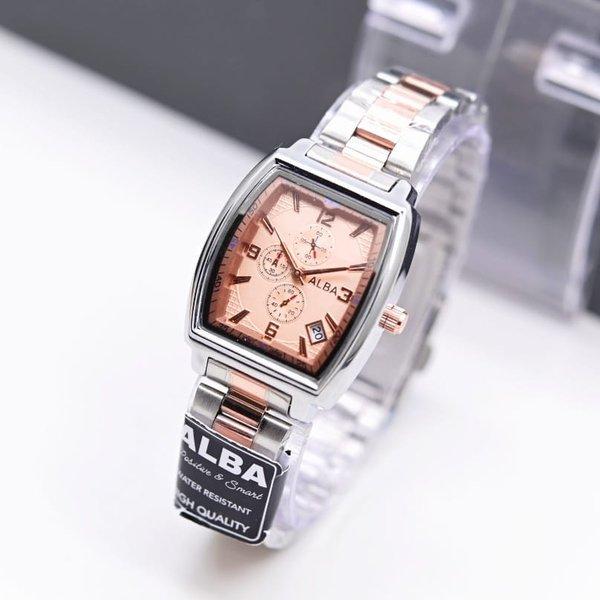 JAM TANGAN WANITA ALBA RANTAI OVAL