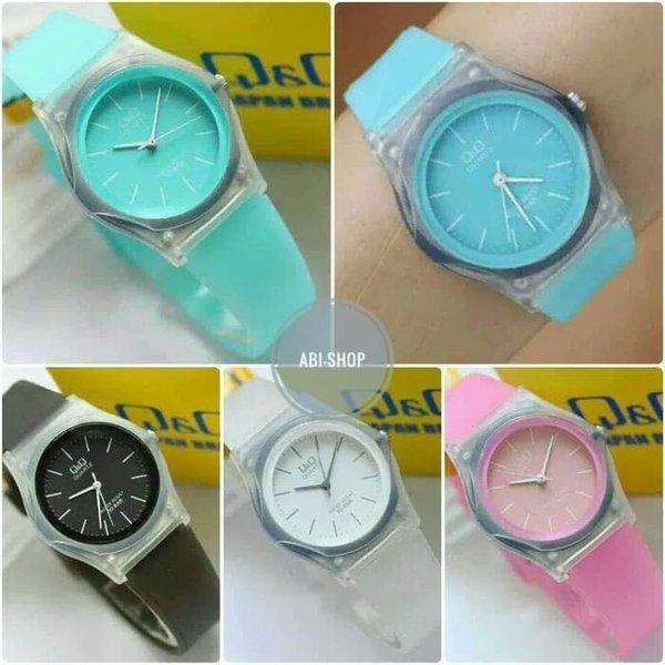 JAM TANGAN WANITA &AMP ANAK QQ Q&AMP Q VQ04J ORIGINAL VQ04 HITAM