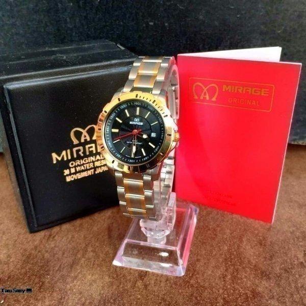 JAM TANGAN WANITA MIRAGE 8549 KOMBINASI