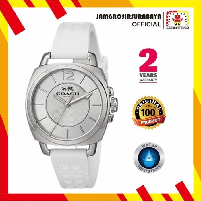 JAM TANGAN COACH WANITA 14502093 RUBBER ORIGINAL GARANSI 2 TAHUN + BOX