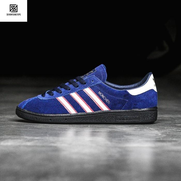 Sepatu Sneaker Adds Munchen Original Edge Deep Blue Soft Red Termurah