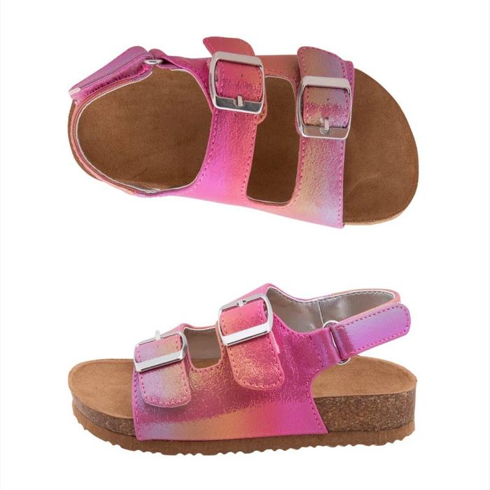 STATE STREET Girl's Toddler Kali Buckle Footbed Sepatu Sandal Anak