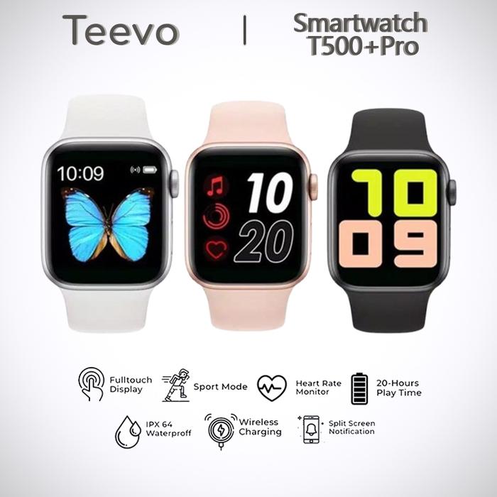 SmartWatch T500+Pro Full Screen Bluetooth Jam Pintar Bisa Ganti Wallpapper Phone Call IP68 Waterproo