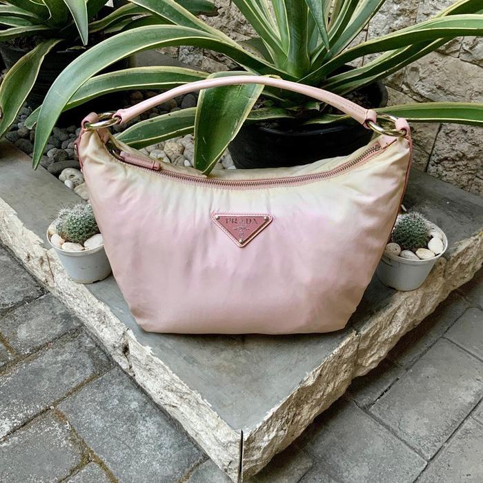 PRADA NYLON TESSUTO HOBO BAG BR3291 OTENTIC