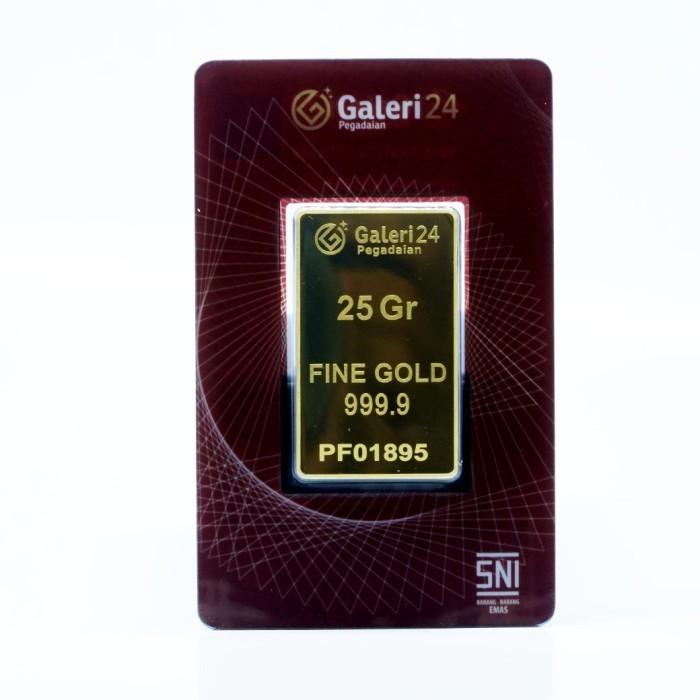 Logam Mulia Galeri 24 25gr (LM) 25 GRAM - Emas Galeri 24