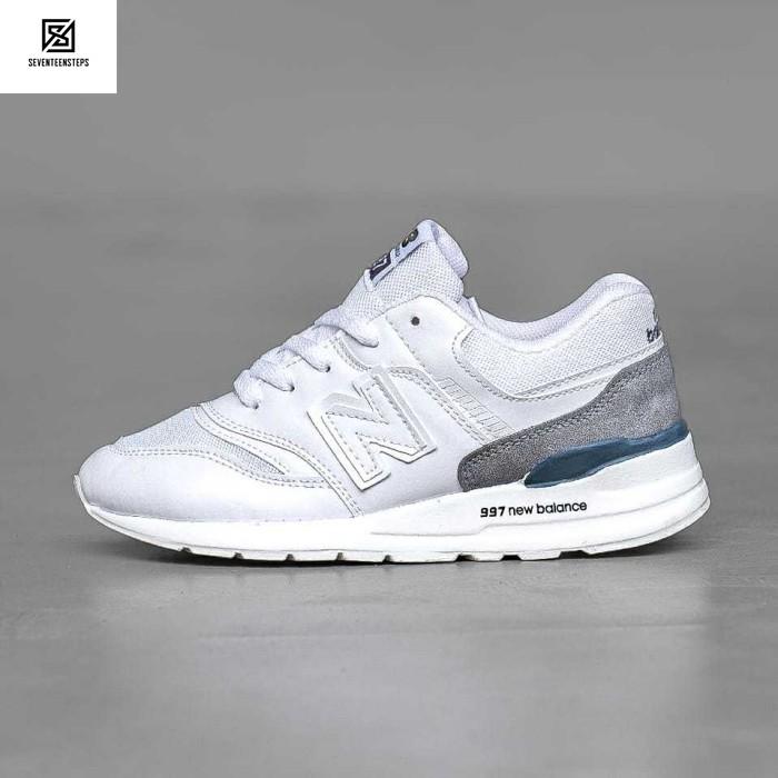 Sepatu Sneaker Casual Wanita Nw Blnce 997 Full White Grey Terbaru