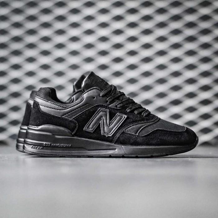 Sepatu Sneaker NB 997 Original Prem Full Black Terbaru
