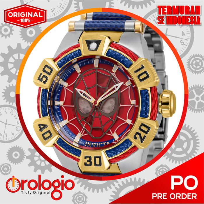 Jam Tangan Invicta Marvel Spiderman Automatic Men's Watch 41020