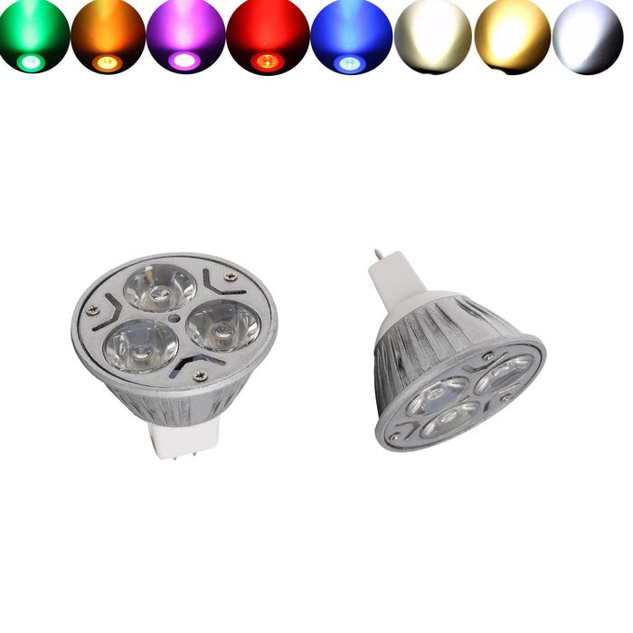 3W MR16 LED Lamp Spot Light Bulbs Dimmable Lampada DC 12V Lamp Bombillas Lights For Home Decoration