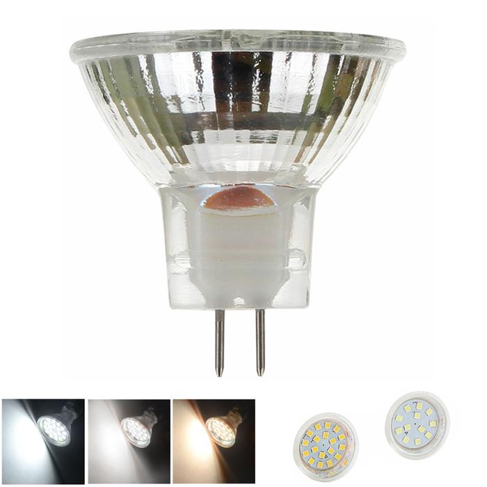 20Pcs 35mm 1.38inch Diameter MR11 GU4 2W 3W LED Spotlight Bulbs 2835 SMD 12V 24V Lamps For Indoor Ou