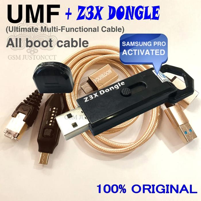 Dongle + UMF cable activated for Samsung and pro key, z3x pro key