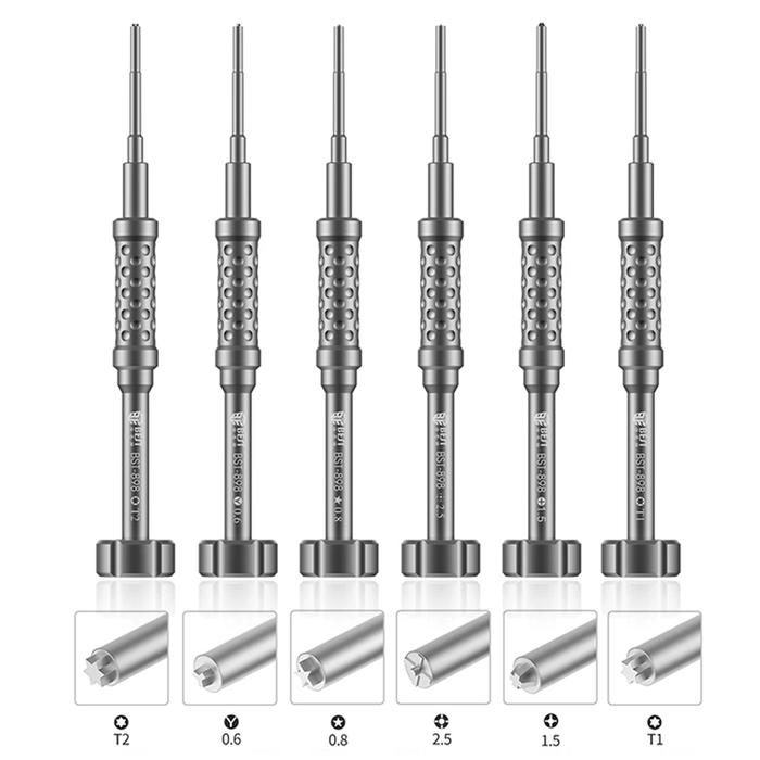 BEST 898 First-Class Disassemble Phone Repair Screwdriver, High Precision 3D Bolt Driver, Non-Slip S