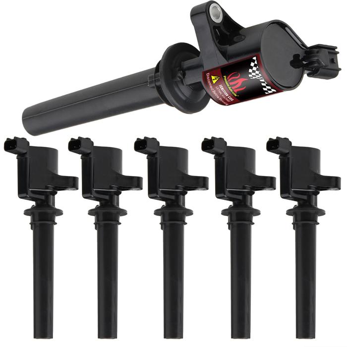 6pcs Ignition Coil Parts for Ford Ford Escape Taurus Mazda 3.0L V6 2003 2004 2005 2006  High Perform