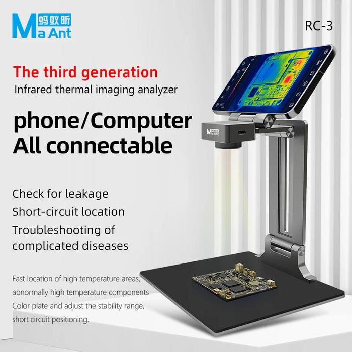MaAnt RC-3 Infrared Thermal Imaging Analyzer, Mobile Phone Motherboard, PCB, Quick Inspection Instru