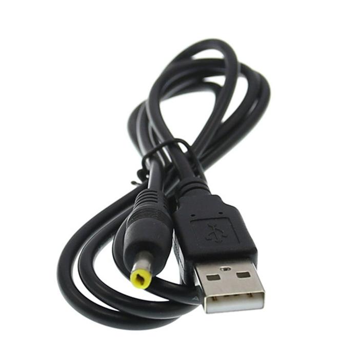1000Pcs Factory Wholesaler For Psp Usb Charging Cable Usb To Dc 4.0x1.7mm Plug 5v Power Charge Cable