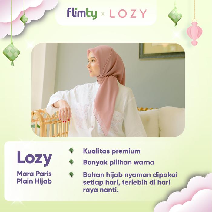LOZY x FLIMTY Special Edition Ramadan/Lebaran Hampers | Mara Paris Plain Hijab & Flimty Travel Pack