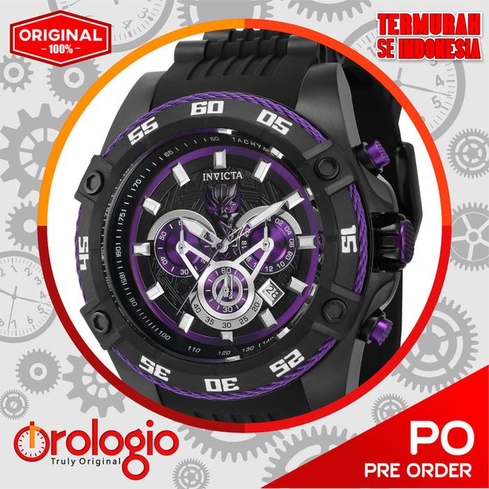 Jam Tangan Invicta Marvel Black Panther Men's Watch 40834