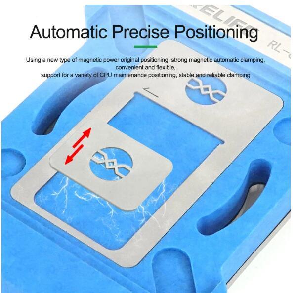 RELIFE RL-601MA /A8-A15 CPU PlantingPlatform Set/CPU Chip  Planting Kit/8 pieces CPU Stencils