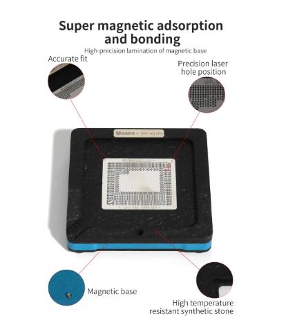 Tin Planting Platform for MacBook, BGA CPU GPU PCH PMU SMC, T1, T2, RMA, WiFi Power Chip, Steel Mesh