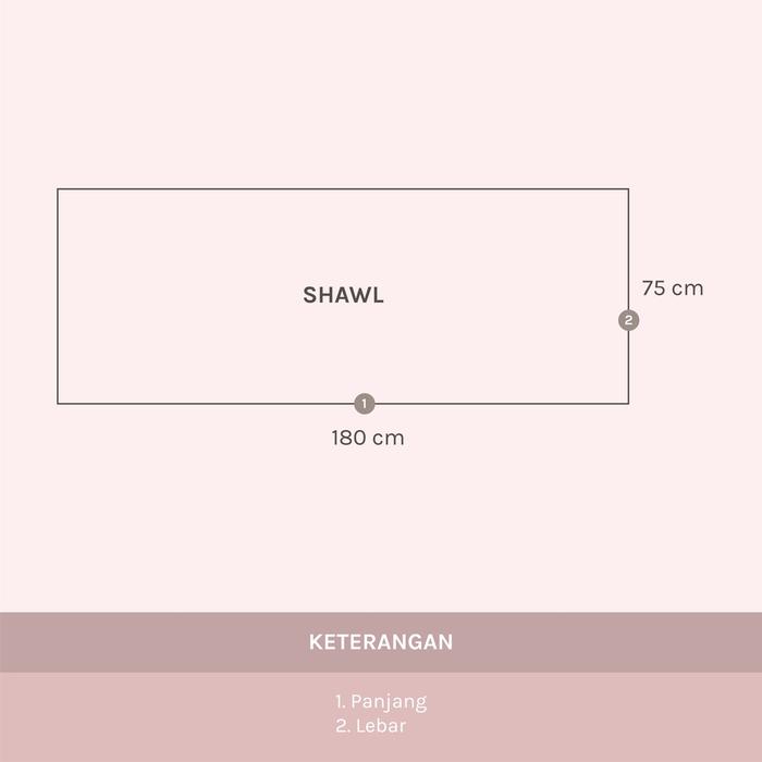 Lozy Hijab - Waffle Shawl ( Hijab Pashmina Katun )