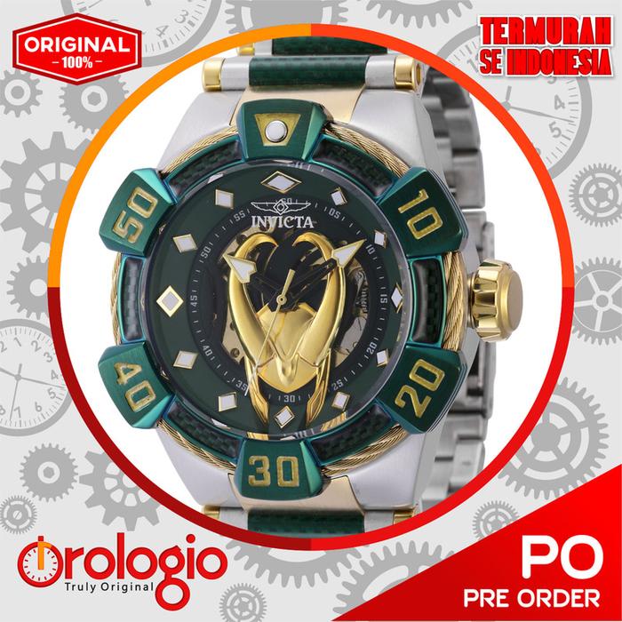 Jam Tangan Invicta Marvel Loki Mechanical Men's Watch 37600