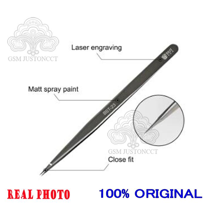 Super Hard Tweezers for Planting Tin IC Chip, Micro Repair Forceps, High Sharp Flying Line, 3D, Best