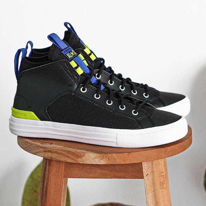 New- Sepatu Sneakers Converse Ct As Ultra Mid Hybrid Game Black Original Bnib